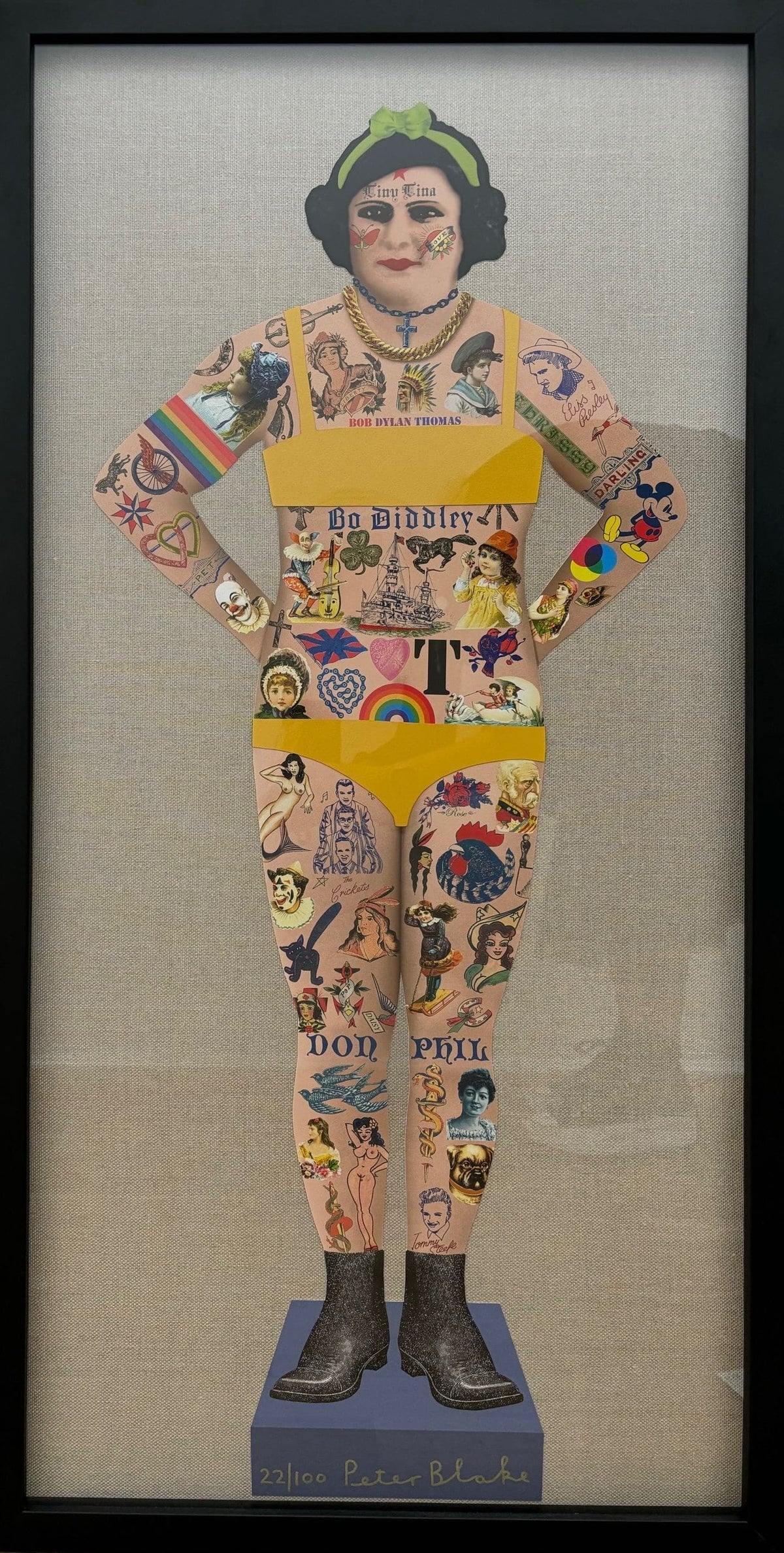 Sir Peter Blake, Tiny Tina and The Tattooed Lady, 2018