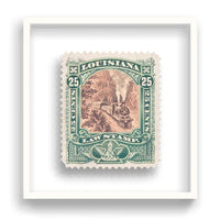 Guy Gee Art - LOUISIANA 2 stamp art- Contemporary Art Gallery 