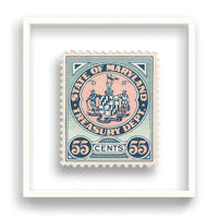 Guy Gee Art - MARYLAND stamp art- Contemporary Art Gallery 