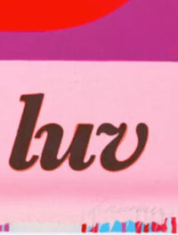 Harland Miller, LUV, 2023