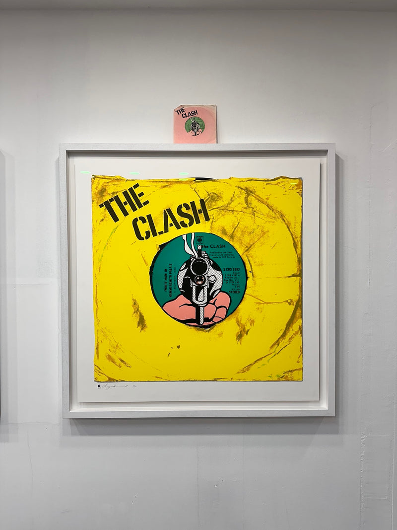 Morgan Howell, (White Man) In Hammersmith Palais-Silkscreen Edition Contemporary art art for sale from Smolensky Gallery