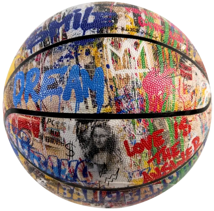 Mr. Brainwash, Basketball Collage, 2023