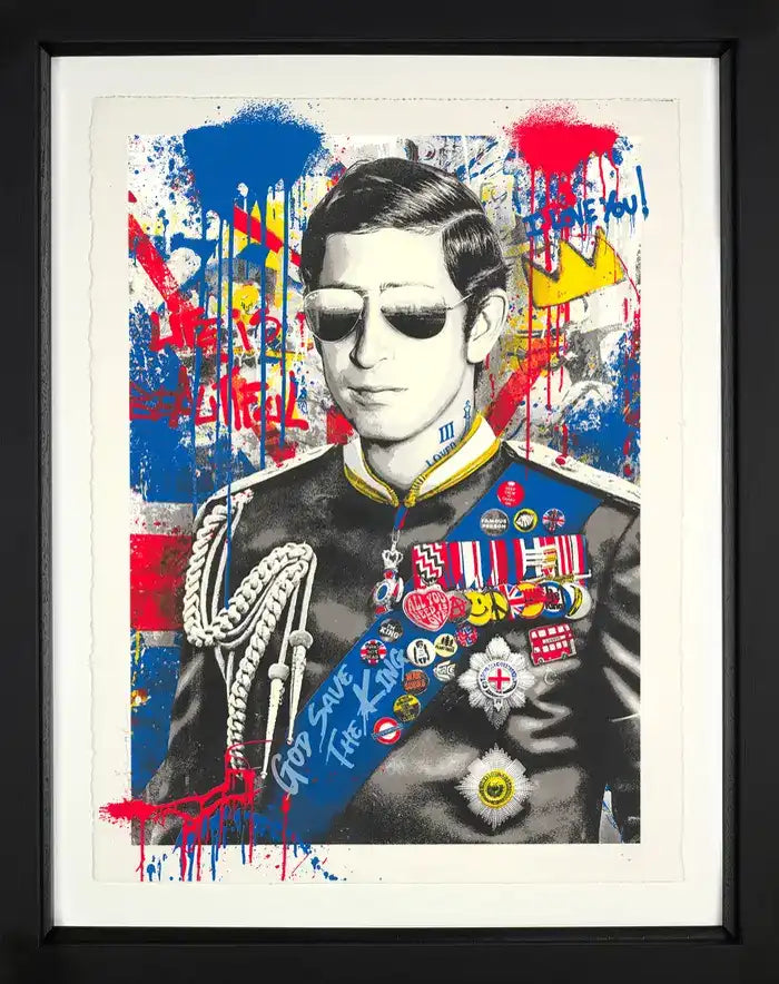 Mr. Brainwash, Long Live the King, 2023 (Framed)