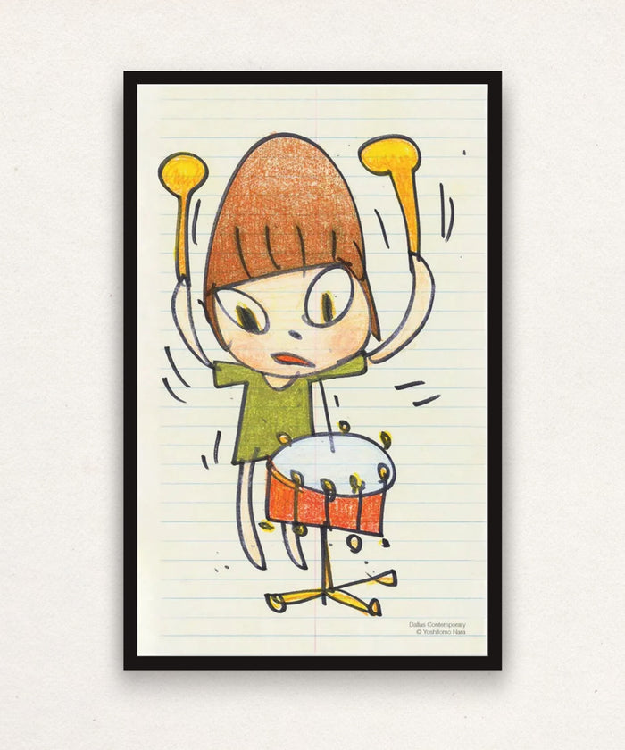 Yoshitomo Nara, Banging the Drum, 2020