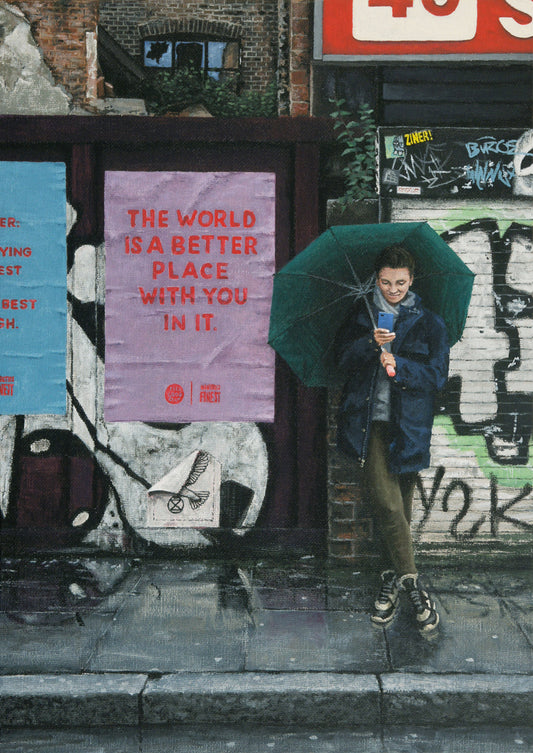 Peter Davis, The world is a better place with you in it, 2022 - Smolensky Gallery