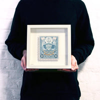 Guy Gee Art - PHILADELPHIA stamp art- Contemporary Art Gallery 