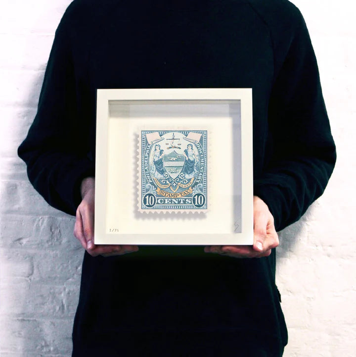 Guy Gee Art - PHILADELPHIA stamp art- Contemporary Art Gallery 