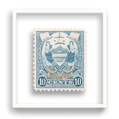 Guy Gee Art - PHILADELPHIA stamp art- Contemporary Art Gallery 