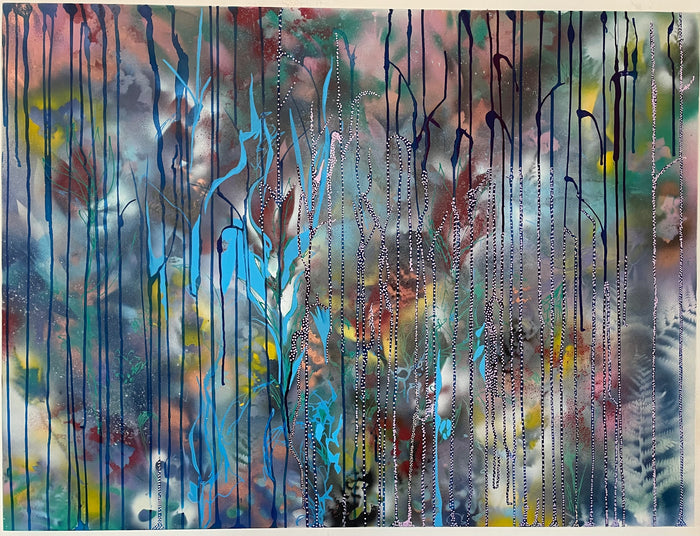 Rachael Addis, Floral Haze, original painting for sale from Smolensky Gallery
