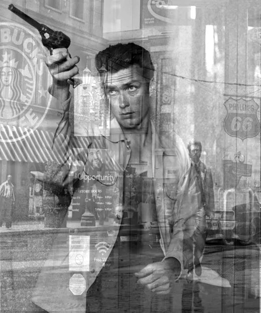 Clint Eastwood Reflections - Smolensky Gallery