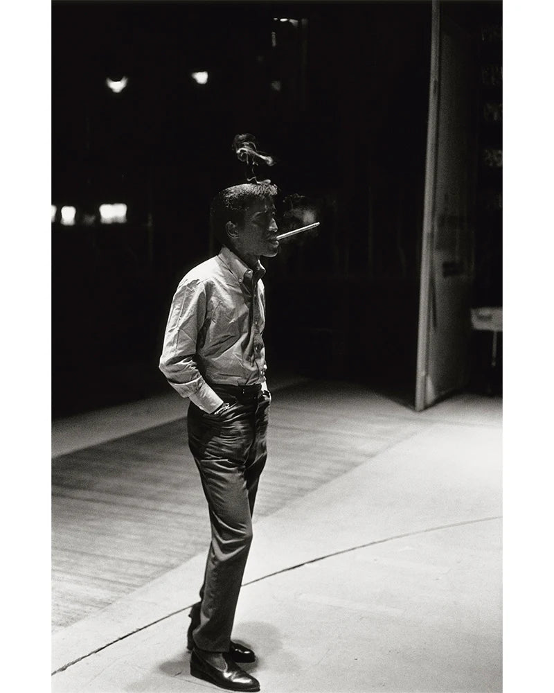 Terry O'Neill, Sammy Davis Jr. at Pigalle nightclub, 1961