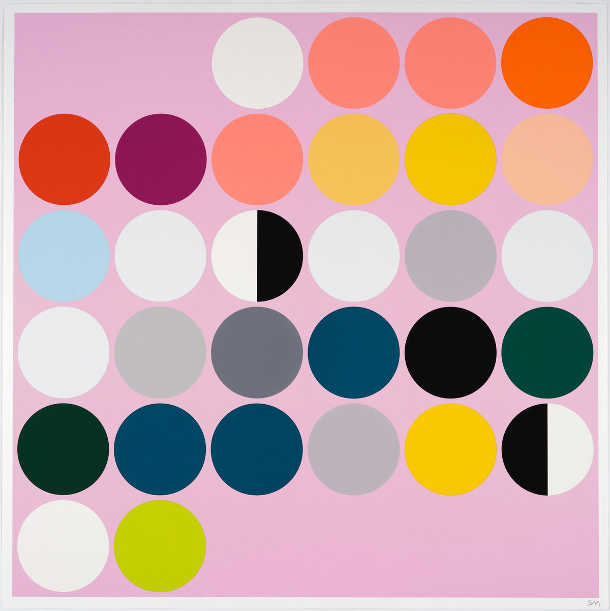 Sarah Morris, Lunar, June, 2022