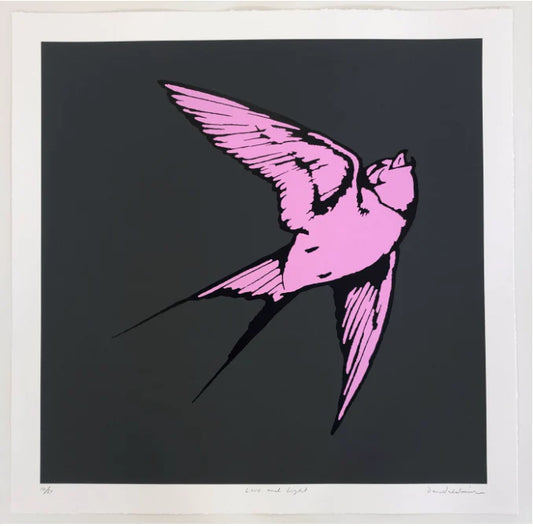 Dan Baldwin, Love and Light (Charcoal & Pink), 2023