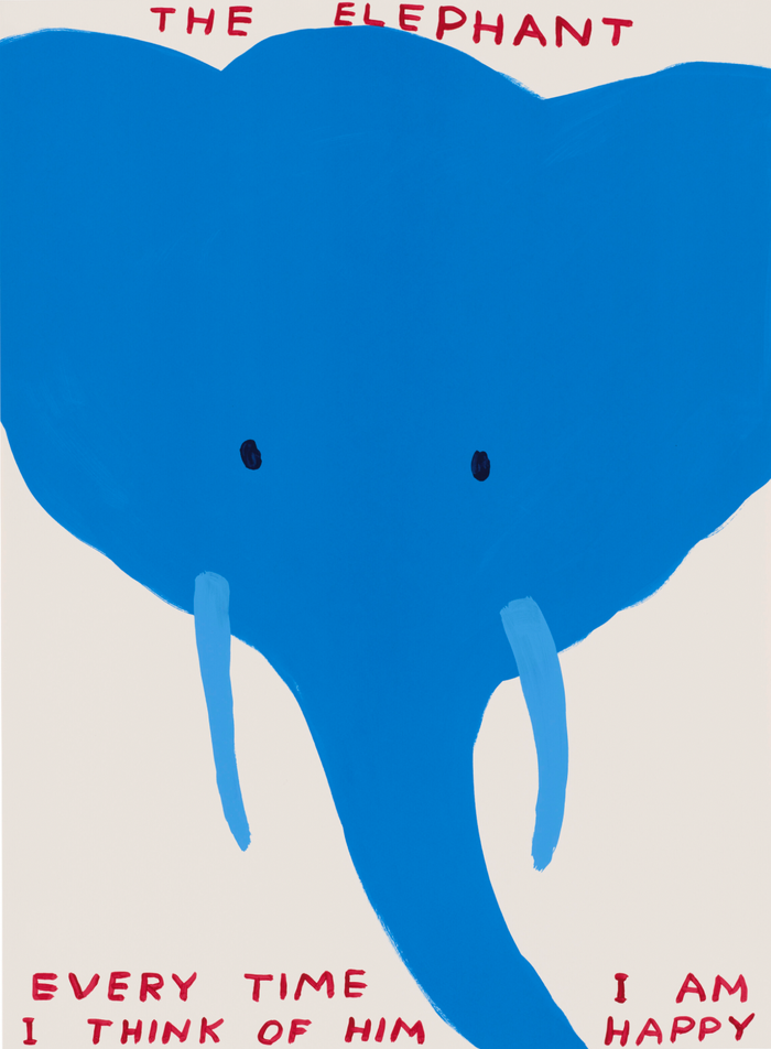 David Shrigley, The Elephant, 2023