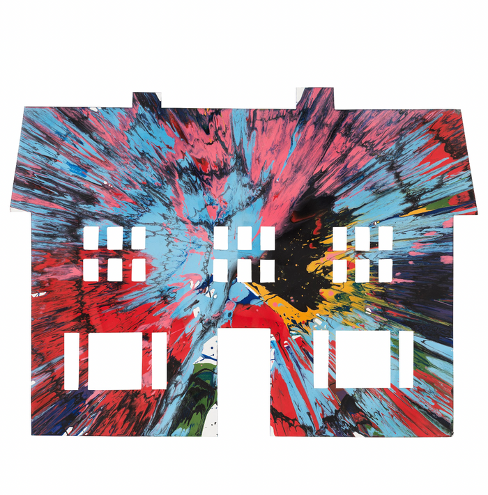 Damien Hirst, Spin Painting (House), 2009