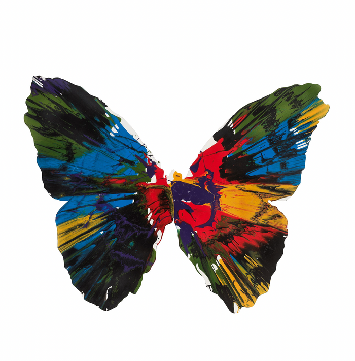 Damien Hirst, Spin Painting (Butterfly), 2009