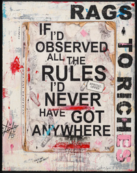 James McQueen, If I'd observed all the rules I'd never have got anywhere FRAMED