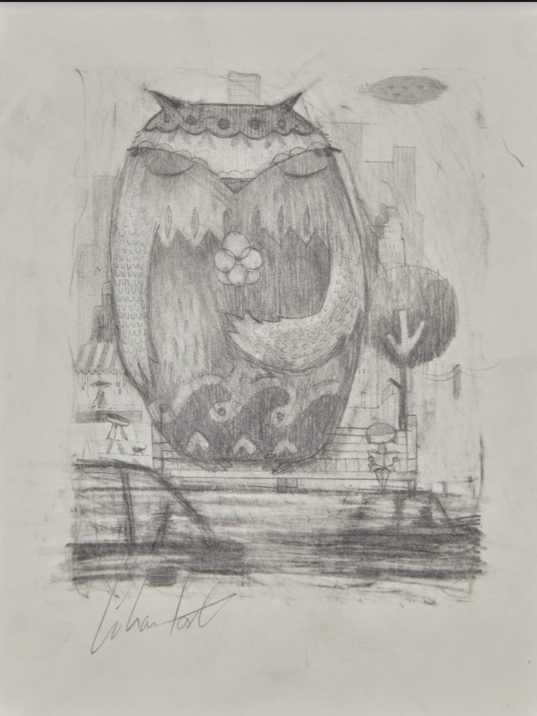 Graham Carter, Waiting with owl