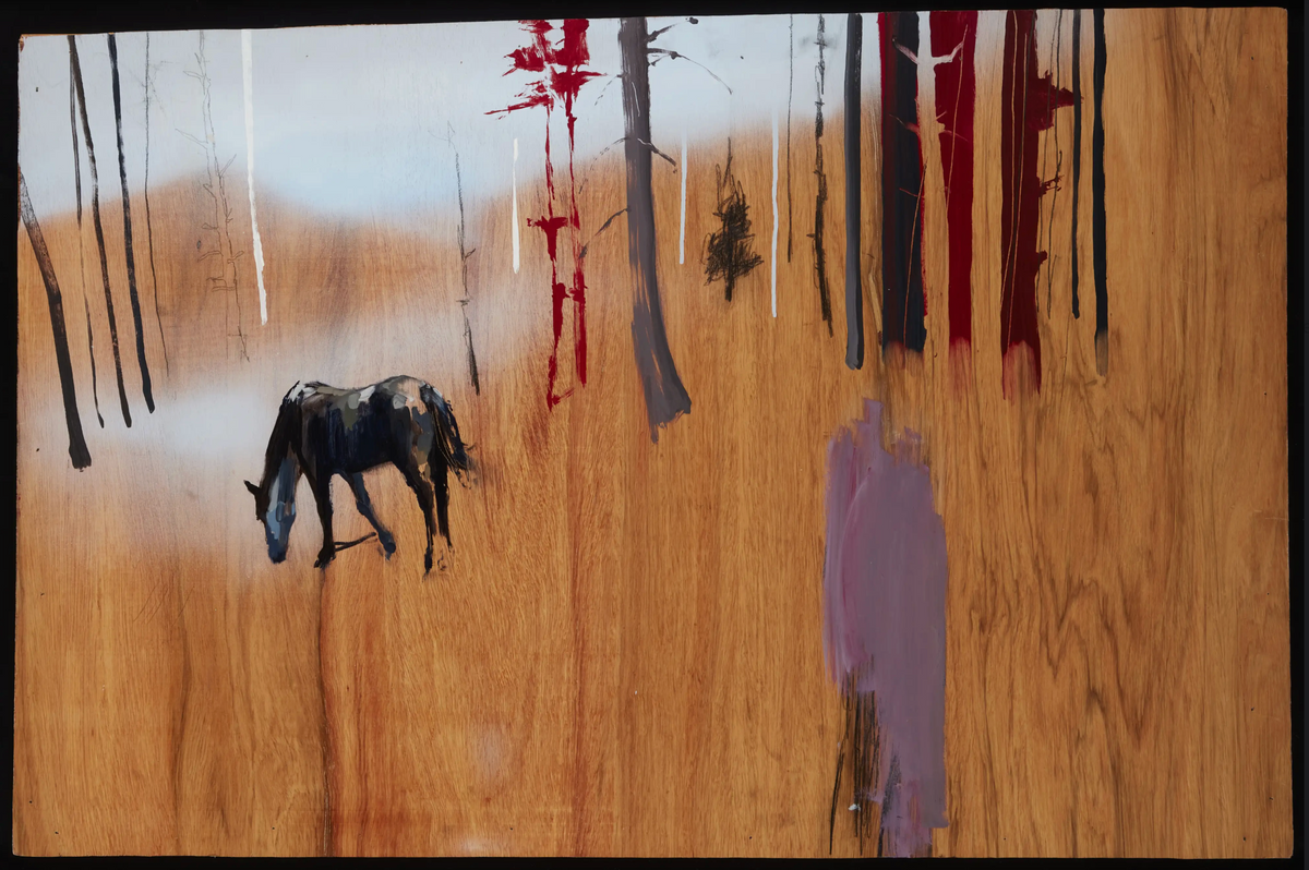 Charming Baker, Untitled (Horse in a field), 2007