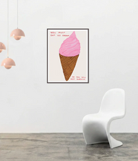 David Shrigley, You must eat ice cream, 2026