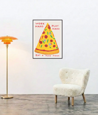 David Shrigley, Work hard play hard