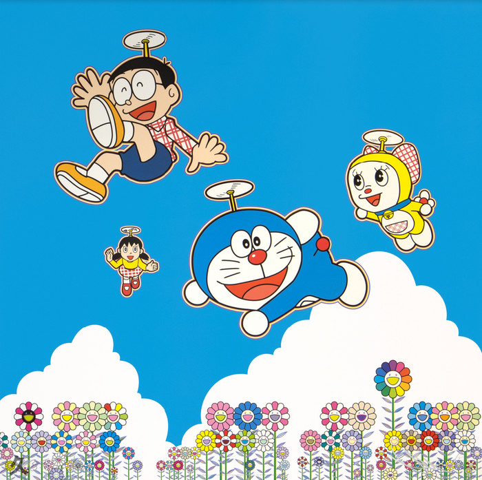 Takashi Murakami - Doraemon: So Much Fun, Under the Blue Sky, 2020