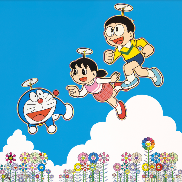 Takashi Murakami - Doraemon: A Blue Sky! Like We Could Go On Forever!, 2020
