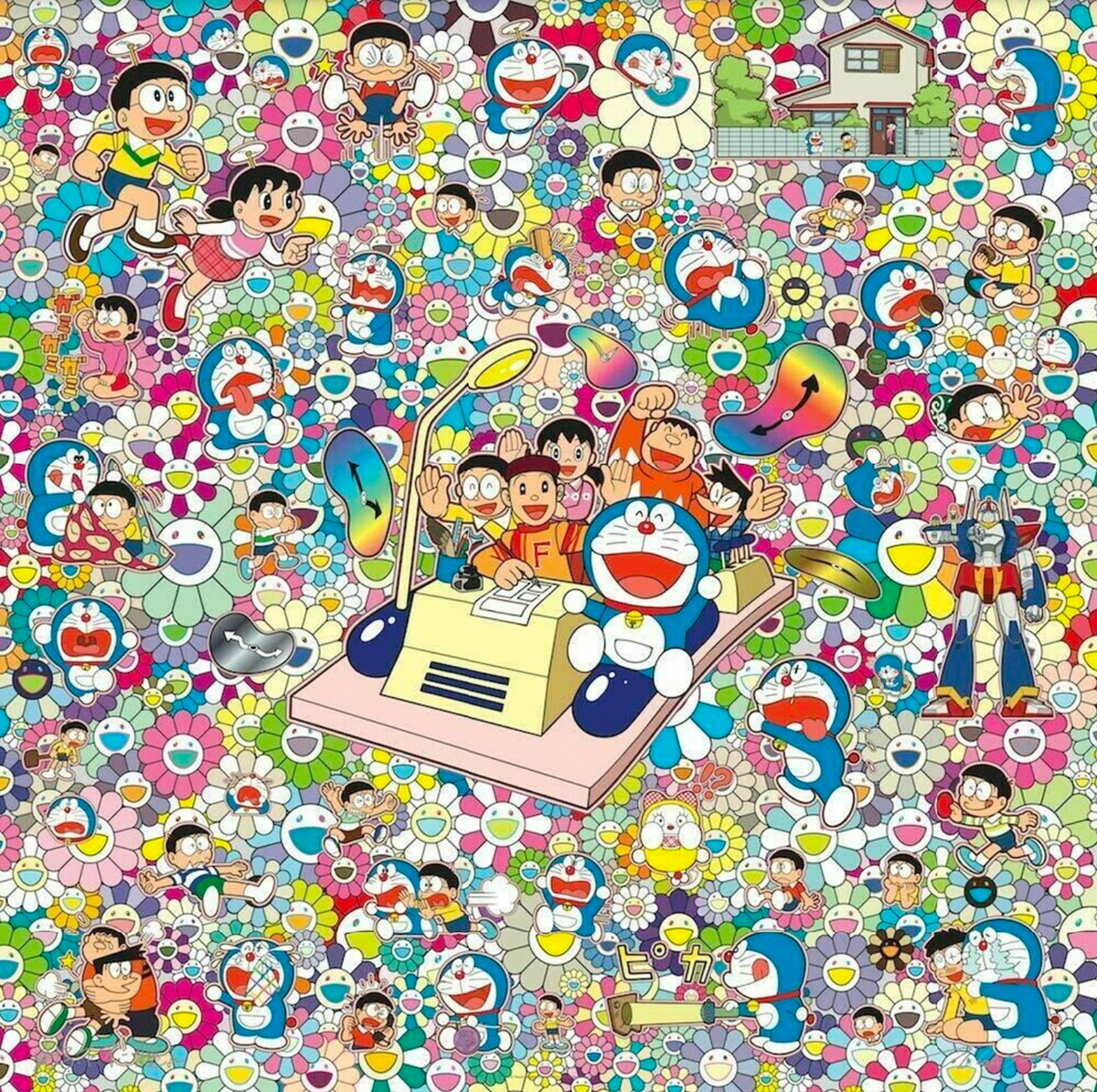 Takashi Murakami - On an Endless Journey on a Time Machine with the author Fujiko F. Fujio!, 2019