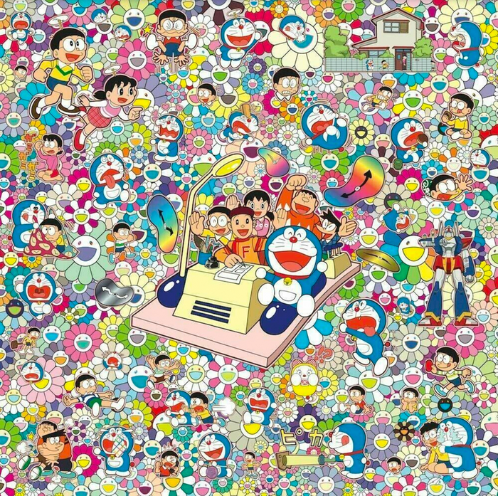 Takashi Murakami - On an Endless Journey on a Time Machine with the author Fujiko F. Fujio!, 2019