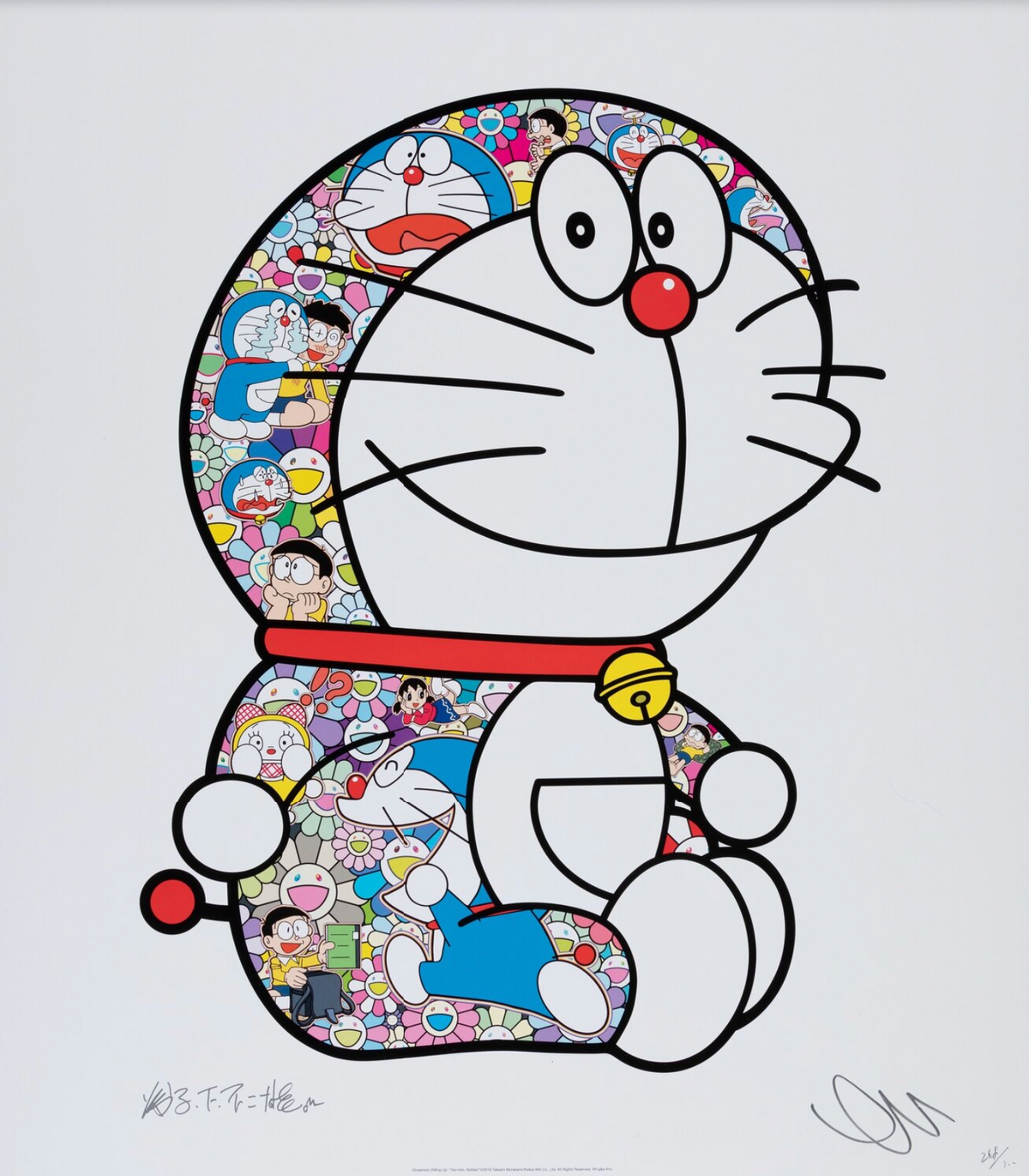 Takashi Murakami - Doraemon Sitting Up: Yoo-hoo Nobita!, 2019