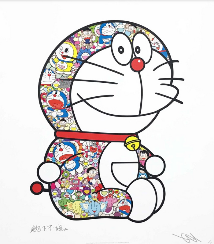 Takashi Murakami - Doraemon Sitting Up: Every Day is a Festival, 2022