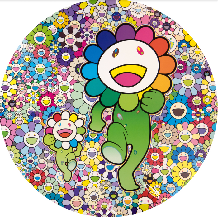 Takashi Murakami - Rum Pum Pum in a Field of Flowers!, 2022
