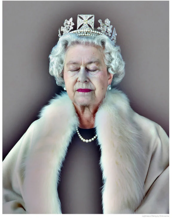 Queen Elizabeth II Lightness of Being / Freedom, 2021 by Chris Levine Limited Edition Print