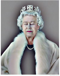 Queen Elizabeth II Lightness of Being / Freedom, 2021 by Chris Levine Limited Edition Print