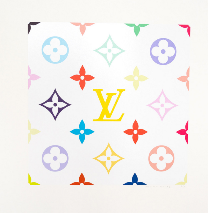 TAKASHI MURAKAMI,SUPERFLAT Monogram (Lemon),2003