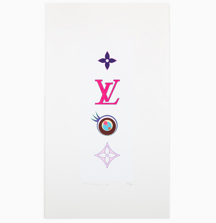 TAKASHI MURAKAMI ,Eye Love SUPERFLAT (Eye Pink),2003
