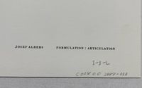 Josef Albers, Untitled, Formulation Articulation Ⅱ, 1972-Smolensky Gallery