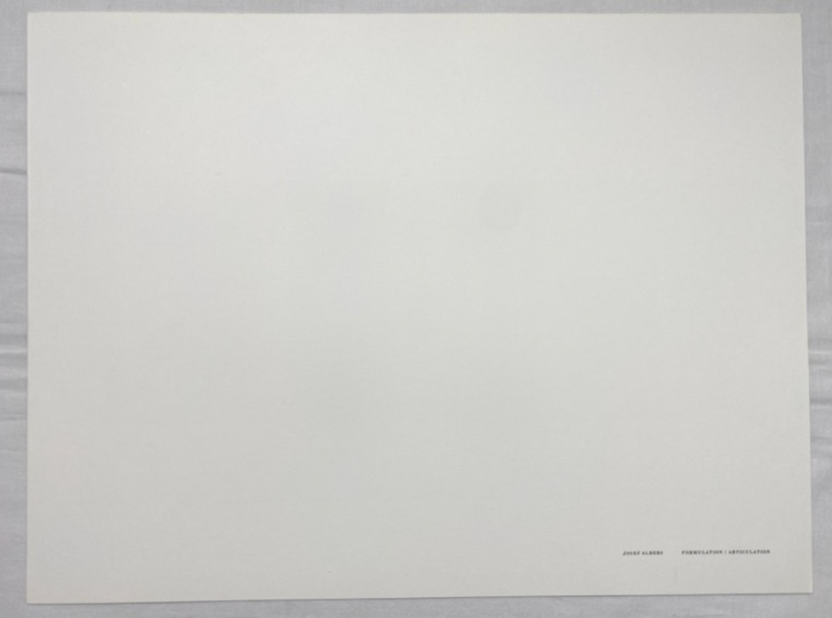 Josef Albers, Untitled, Formulation Articulation Ⅱ, 1972-Smolensky Gallery