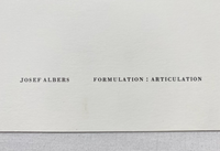 Josef Albers, Untitled, Formulation Articulation Ⅱ, 1972-Smolensky Gallery