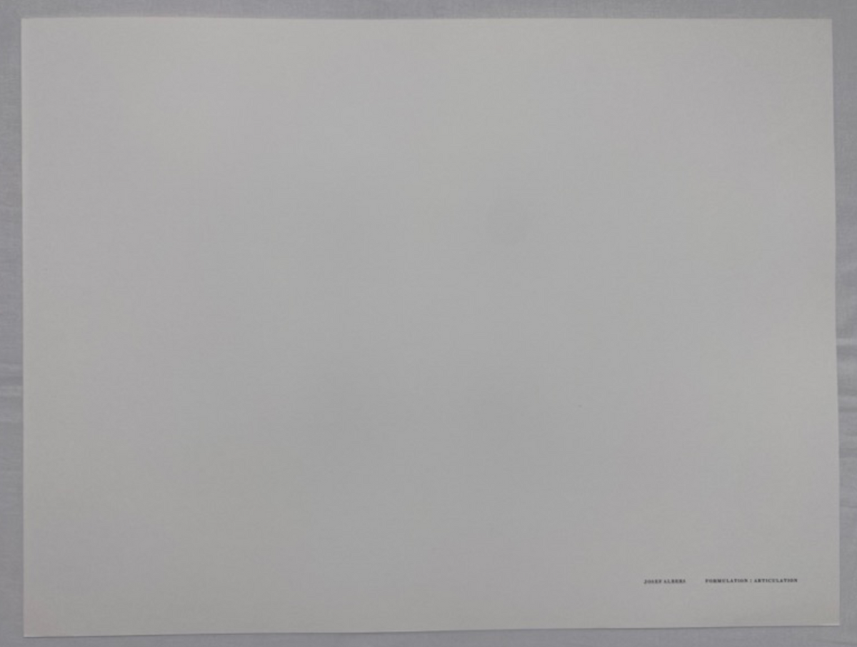 Josef Albers, Untitled, Formulation Articulation Ⅱ, 1972-Smolensky Gallery