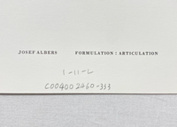 Josef Albers, Untitled, Formulation Articulation Ⅱ, 1972-Smolensky Gallery