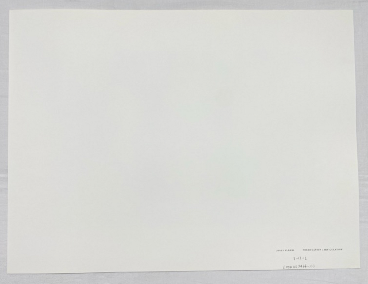 Josef Albers, Untitled, Formulation Articulation Ⅱ, 1972-Smolensky Gallery