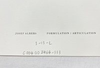Josef Albers, Untitled, Formulation Articulation Ⅱ, 1972-Smolensky Gallery