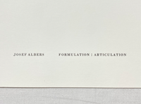 Josef Albers, Untitled, Formulation Articulation Ⅱ, 1972-Smolensky Gallery