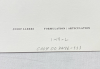 Josef Albers, Untitled, Formulation Articulation Ⅱ, 1972-Smolensky Gallery