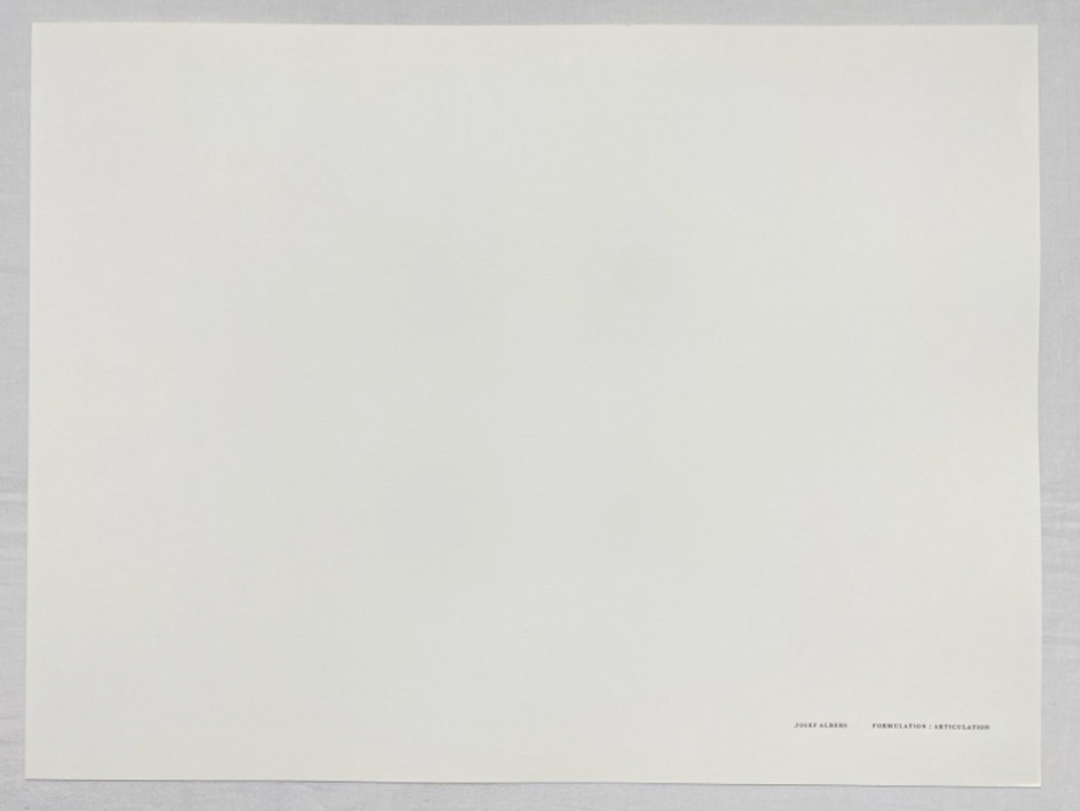 Josef Albers, Untitled, Formulation Articulation Ⅱ, 1972-Smolensky Gallery