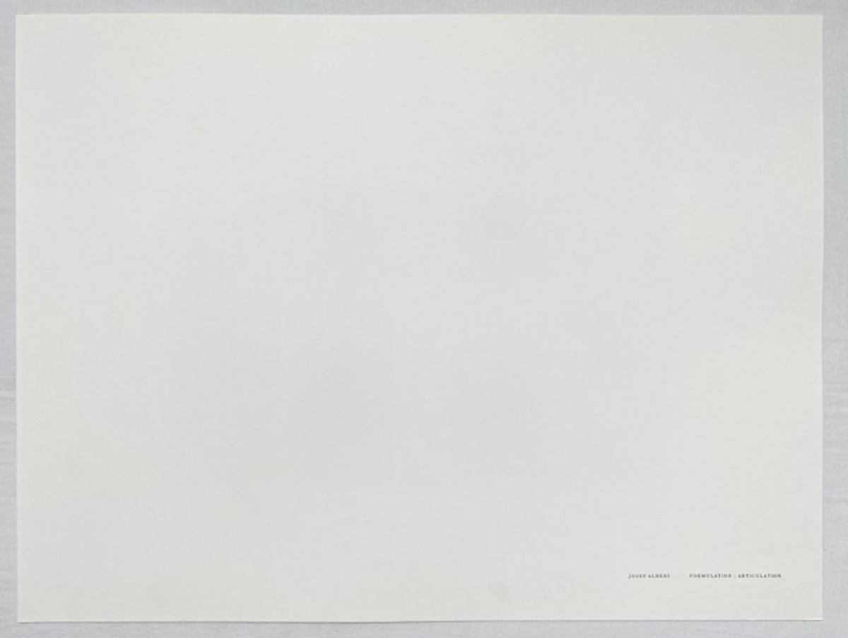 Josef Albers, Untitled, Formulation Articulation Ⅱ, 1972-Smolensky Gallery