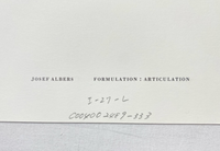 Josef Albers, Untitled, Formulation Articulation Ⅱ, 1972-Smolensky Gallery