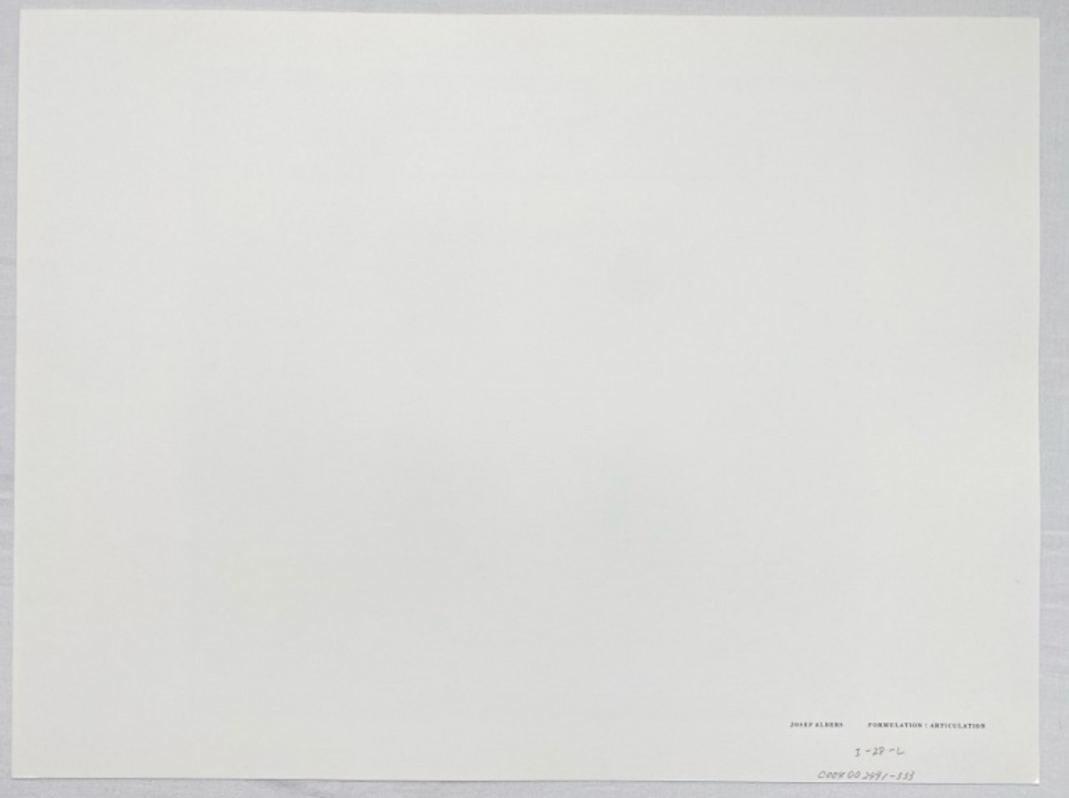 Josef Albers, Untitled, Formulation Articulation Ⅱ, 1972-Smolensky Gallery
