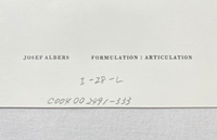 Josef Albers, Untitled, Formulation Articulation Ⅱ, 1972-Smolensky Gallery